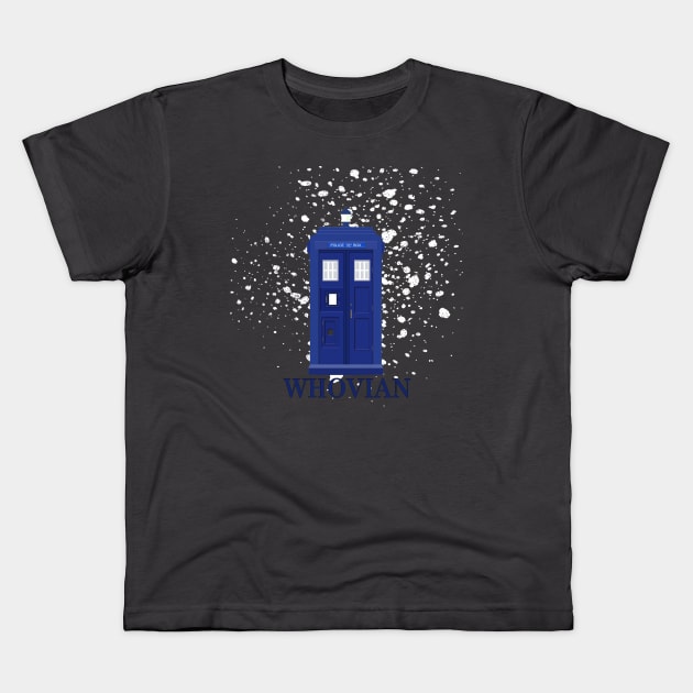 Whovian Kids T-Shirt by pickledpossums